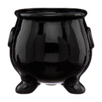 Halloween Black Cauldron Decor, Large