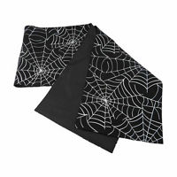 Black Spider Web Table Runner