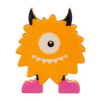 Halloween Orange One-Eyed Monster Tabletop Decor