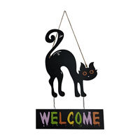 Metal Cat Sign