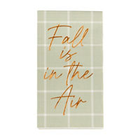 Harvest "Fall is in the Air" Foil Guest Napkins, 16ct
