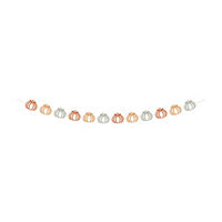 Unique Party! Harvest Multicolor Cut Out Pumpkin Banner,