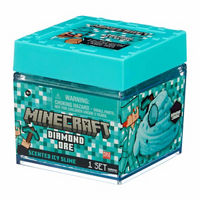 Minecraft Diamond Ore Coconut Scented Icy Slime with Charm, 6 oz