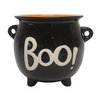 Halloween Black and White Ceramic Boo Candy Bowl