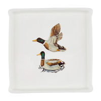 Holly Williams Fall Printed Duck Trinket Tray Décor,