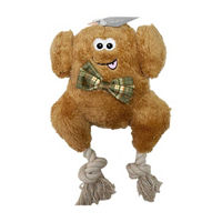 Plush Turkey Squeaky Dog Toy
