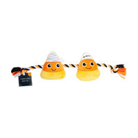 Halloween Candy Corn Rope Dog Toy