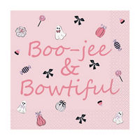 Bootiful "Boo-jee & Bowtiful" Lunch Napkin, 16 ct