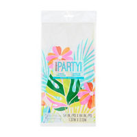 Summer Unique Party! Luau Plastic Table Cover, 54x84 in