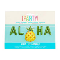 Unique Party! Summer Luau Balloon Banner Kit, 12