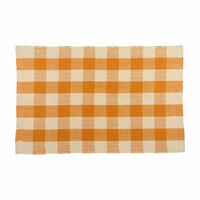 Halloween Plaid Layering Rug Mat, 24x36 in