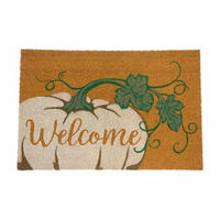 Harvest Welcome Pumpkin Door Mat 24 in x 36 in