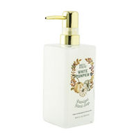 White Pumpkin Scented Pearlized Gel Hand Soap in Glass Bottle, 500ml