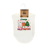 No Comment Pets Collection 'Happy Hallothankmas' Pet Tank Tee, Extra Large