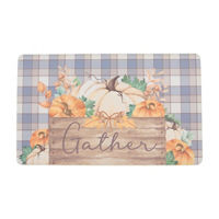 Harvest Rectangular 'Gather' Printed Doormat, 18x30 in