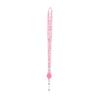 Pink Coffee and Books Lanyard