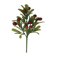 Christmas Artificial Red Berry Pick, 11.5 in