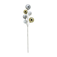 Christmas Gold Ornament Stem, 18 in