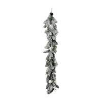 Christmas White Snowy Garland, 60 in