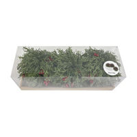 Christmas Artificial Greenery Berry Bowl Filler, 3 pk