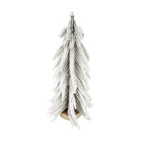 Christmas White Flocked Tabletop Tree, 14.5 in