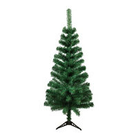 Christmas Artificial Green Tree, 4 ft