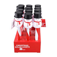Christmas Snowman Solar Light