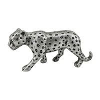 Silver Cheetah Figural Decor