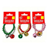 Holiday Style Jingle Bell Bracelet Set, 6 ct