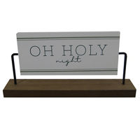 Christmas 2-Sided Message Tabletop Decor