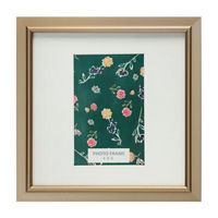 Gold Square Photo Frame, 4x6 in