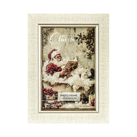 Christmas Cream Frabric Picture Frame, 4x6 in