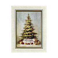 Christmas Cream Frabric Picture Frame, 5x7 in