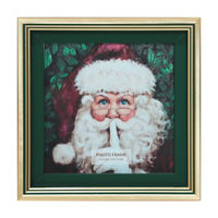 Green Christmas Tabletop Picture Frame, 5x5 in