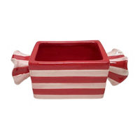 Christmas Striped Candy Wrapper Container