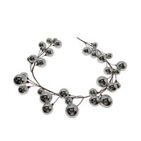 Christmas Silver Ornament Garland, 60 in