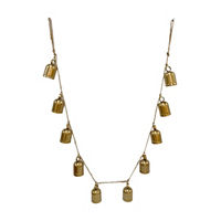 Christmas Gold-Tone Bell Garland, 55 in