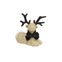 Christmas Rattan Reindeer Tabletop Decor, 10 in