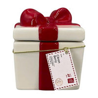 Christmas Citron Berry Scented Candle in Present-Themed Jar, 7.12 oz