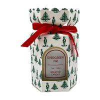 Christmas Evergreen Fir Scented Candle in Gift Box, 7 oz