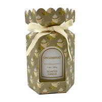 Christmas Gingerbread Scented Candle in Gift Box, 7 oz
