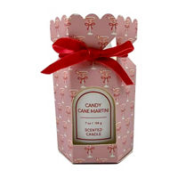 Christmas Candy Cane Martini Scented Candle in Gift Box, 7 oz