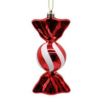Christmas Metallic Red Candy Ornament