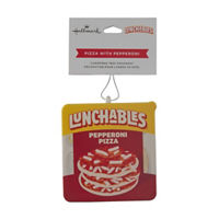 Hallmark Kraft Lunchables Pepperoni Pizza Shatterproof Christmas Ornament