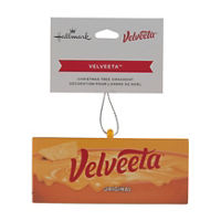 Hallmark Kraft Velveeta Cheese Shatterproof Christmas Ornament 