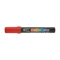 DecoColor Red Chisel Tip Acrylic Paint Marker