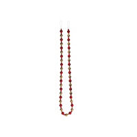Christmas Red & Gold Beaded Garland, 72 in