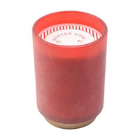 Christmas Winter Chai Scented Candle in Frosted Red
