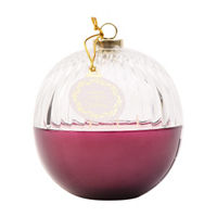 Christmas Purple & Clear Ornament Candle in Fresh