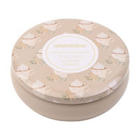 Christmas Brown Cozy Latte Lid Tin Candle in